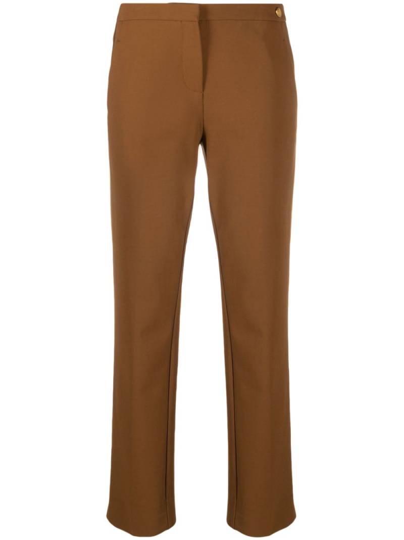 Câllas Milano Charlotte crepe cropped trousers - Brown von Câllas Milano