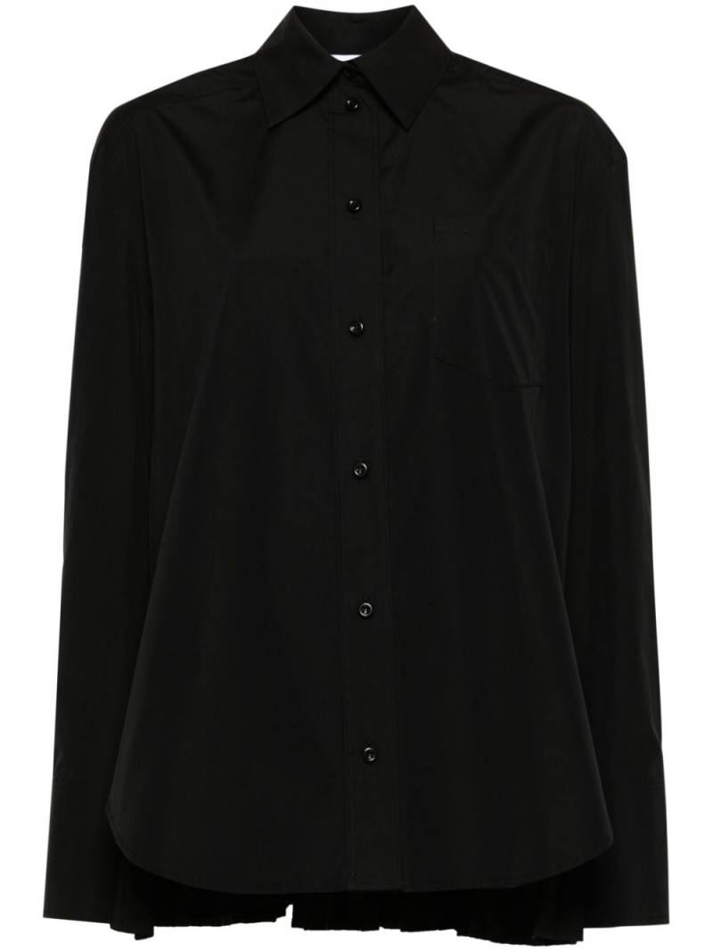 Câllas Milano Edie pleated shirt - Black von Câllas Milano