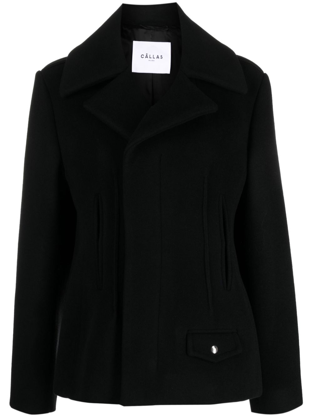 Câllas Milano Franke Melton jacket - Black von Câllas Milano