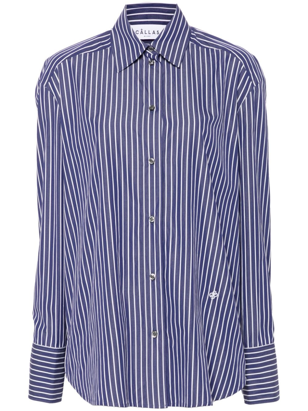 Câllas Milano Lyn striped shirt - Blue von Câllas Milano