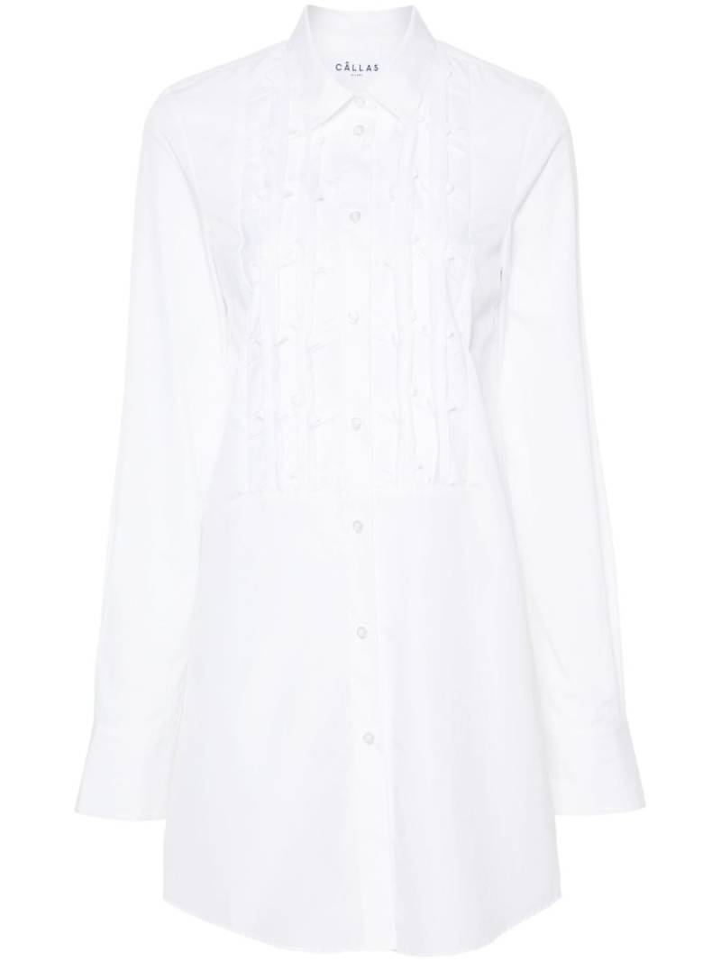 Câllas Milano Nikita shirt dress - White von Câllas Milano