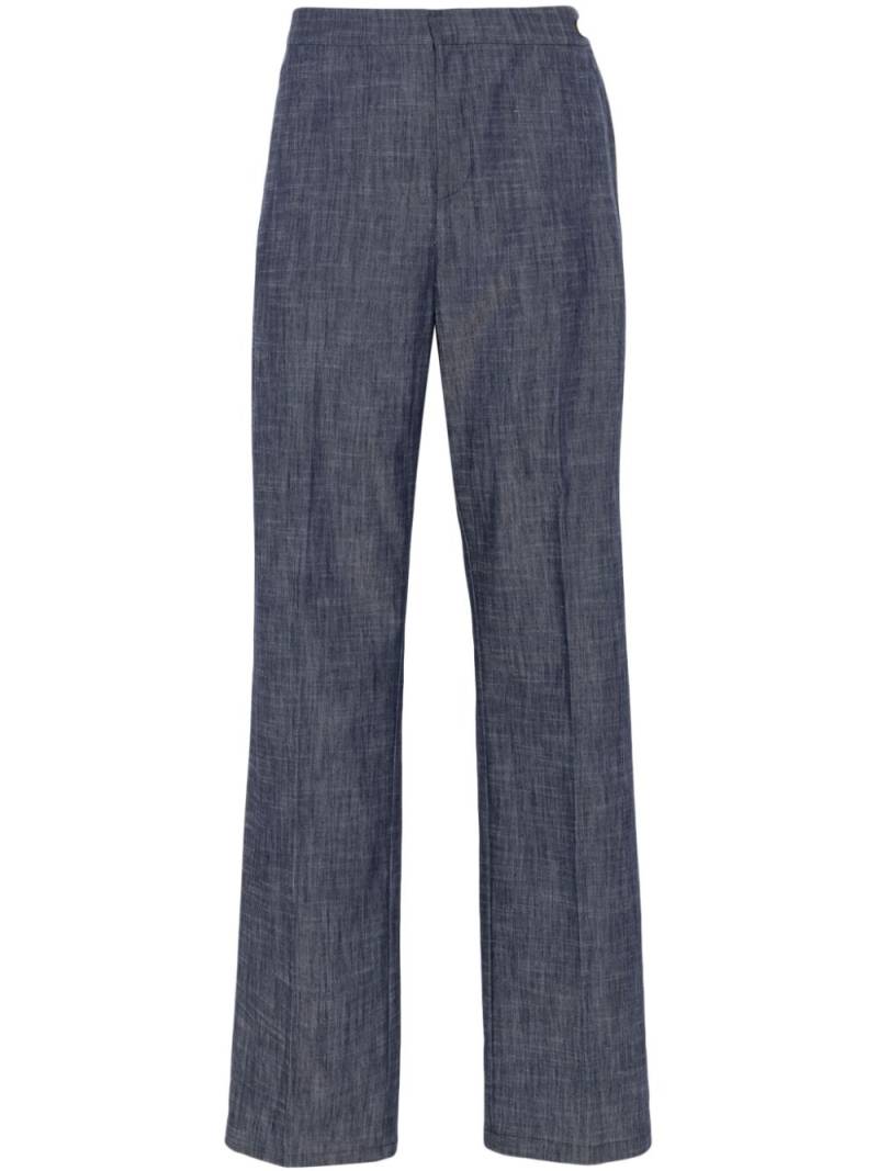 Câllas Milano Panama straight-leg trousers - Blue von Câllas Milano