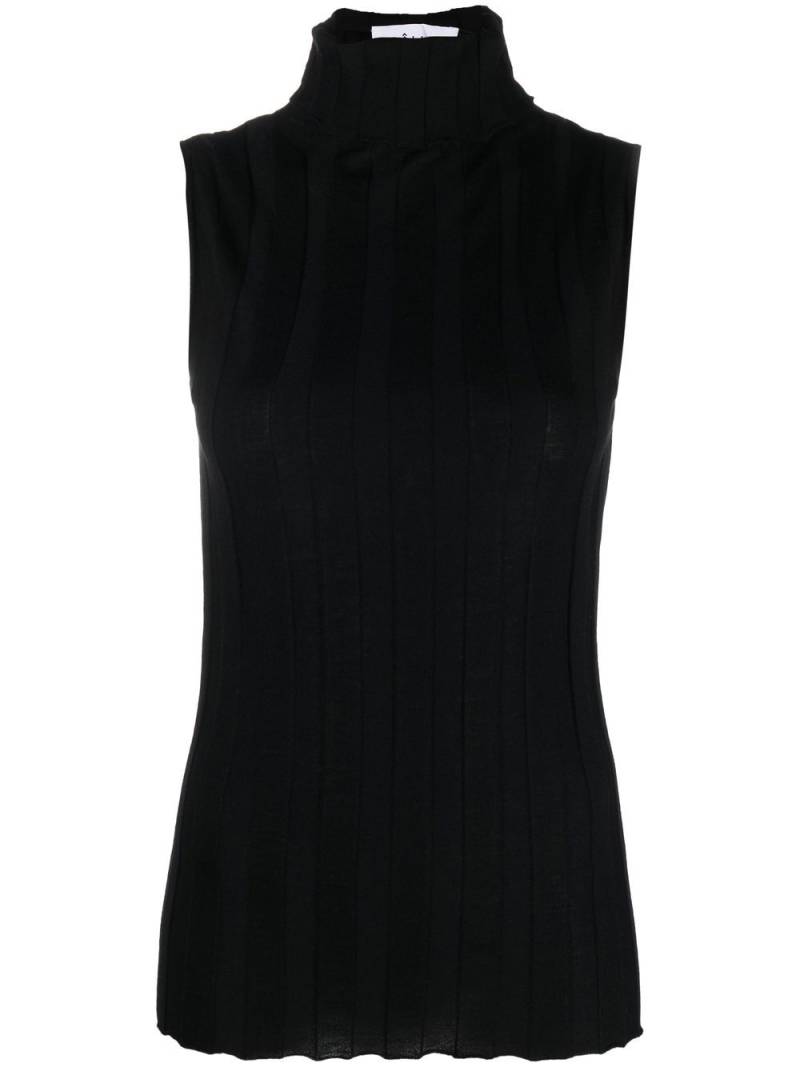 Câllas Milano Romy sleeveless roll-neck top - Black von Câllas Milano