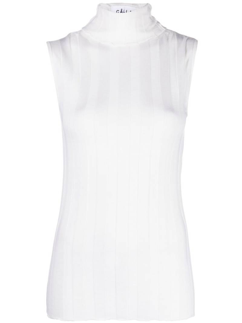 Câllas Milano Romy sleeveless roll-neck top - White von Câllas Milano