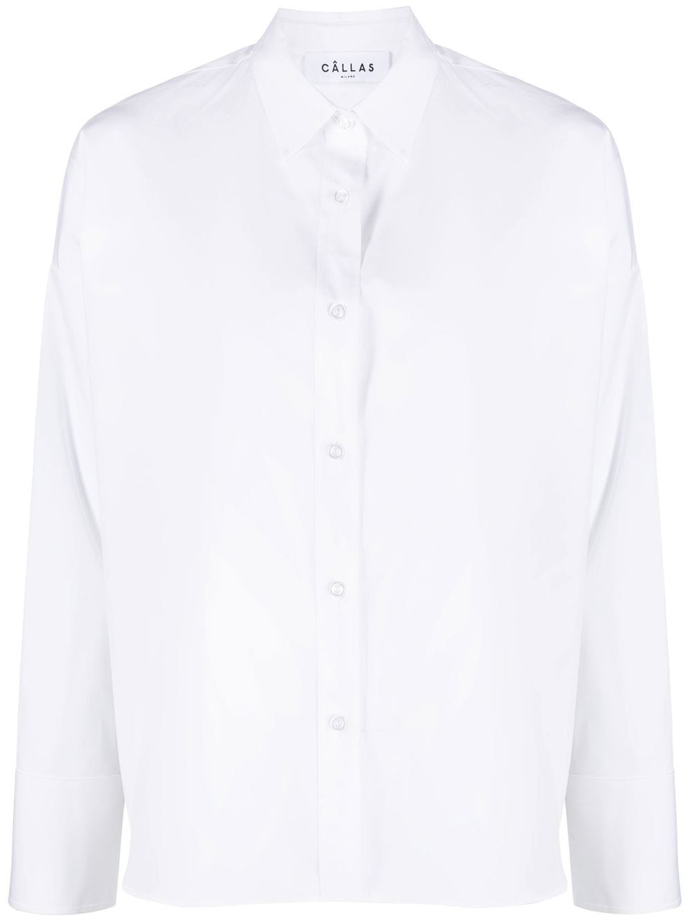 Câllas Milano Sirene poplin long-sleeve shirt - White