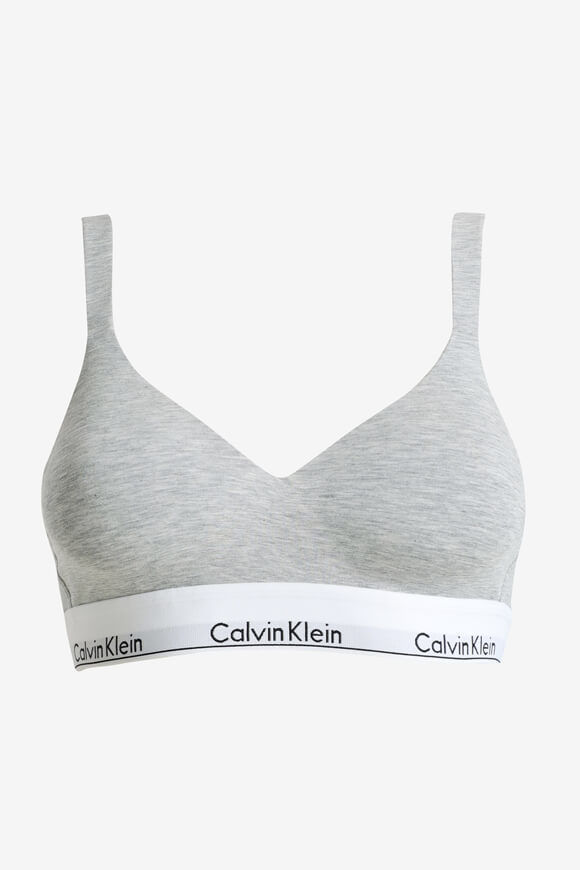 Calvin Klein (alle) Push-up Bralette | Grey Heather | Damen  | L von Calvin Klein (alle)