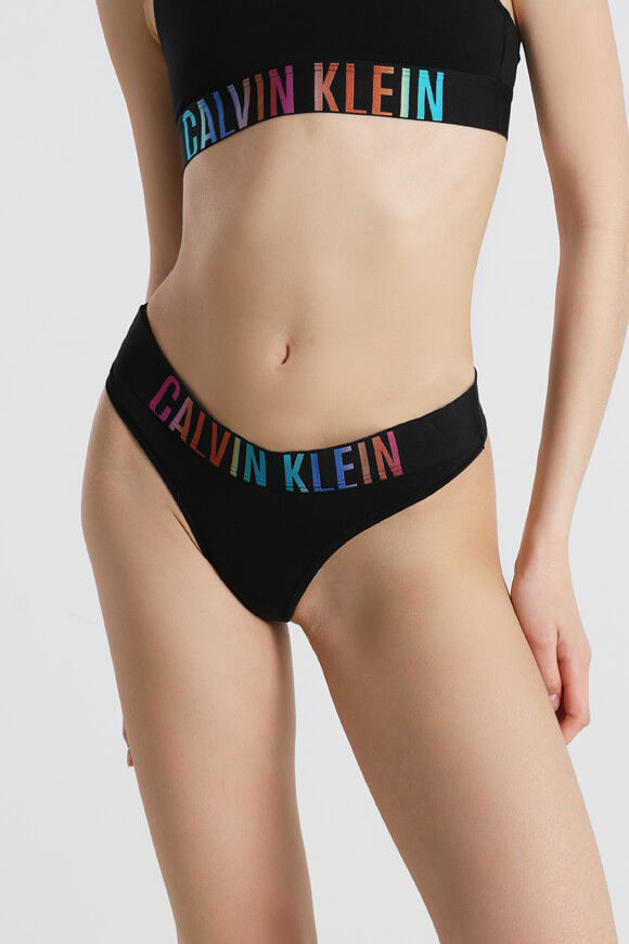 Calvin Klein (alle) String | Black + Ombre Pride | Damen  | M von Calvin Klein (alle)