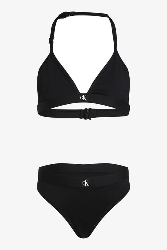 Calvin Klein (alle) Triangel Bikini | Black | Mädchen  | 12-14 von Calvin Klein (alle)