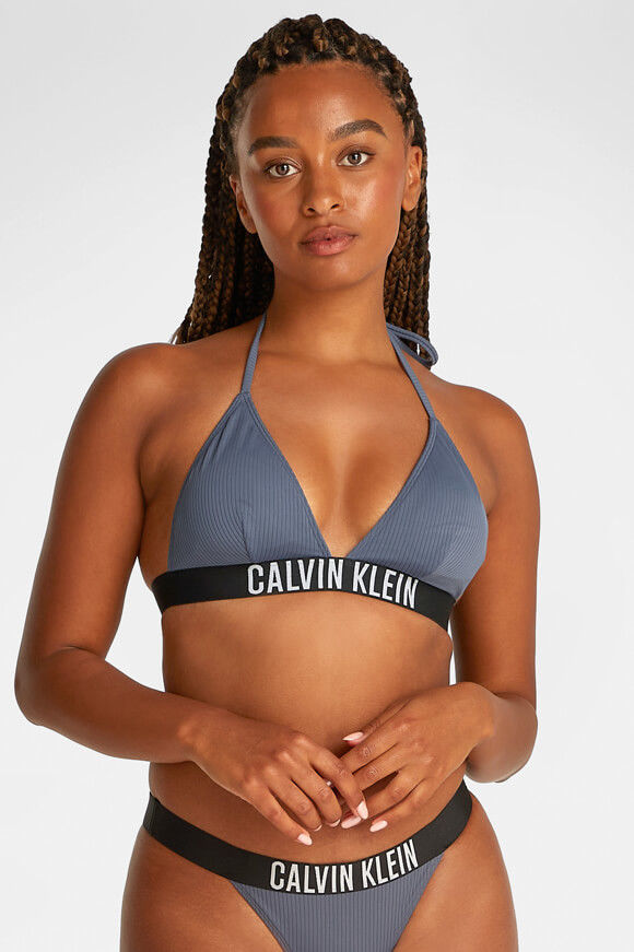 Calvin Klein (alle) Triangel Bikini-Oberteil | Grisaille | Damen  | M von Calvin Klein (alle)