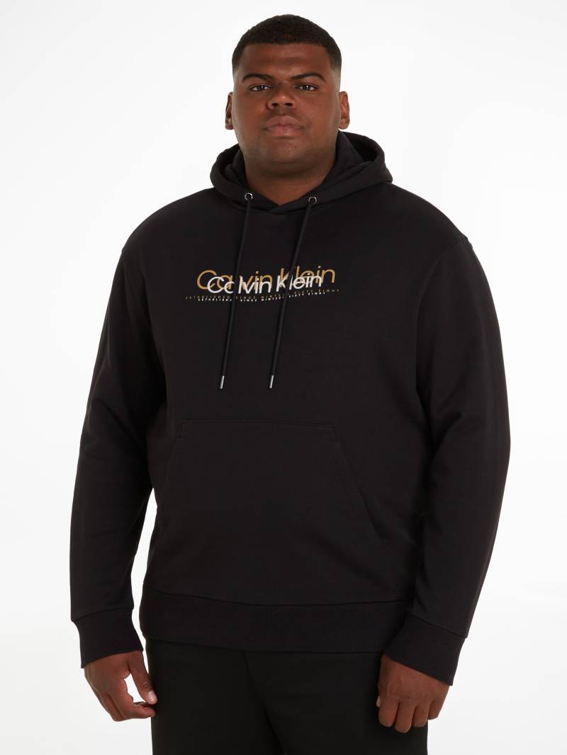 Calvin Klein Big&Tall Kapuzensweatshirt »BT_DOUBLE FLOCK LOGO HOODIE«, mit Markenlabel von Calvin Klein Big&Tall