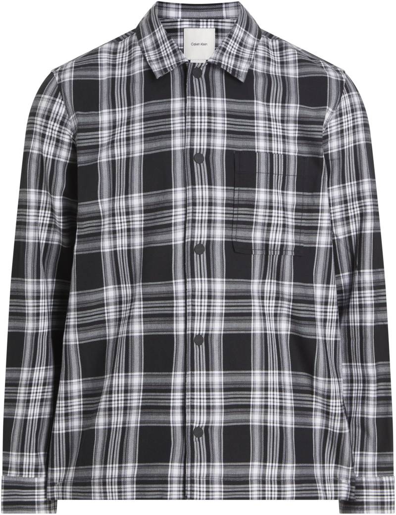 Calvin Klein Big&Tall Karohemd »BT_TWILL CHECK SNAPS OVERSHIRT«, in Grossen Grössen, Brusttasche von Calvin Klein Big&Tall