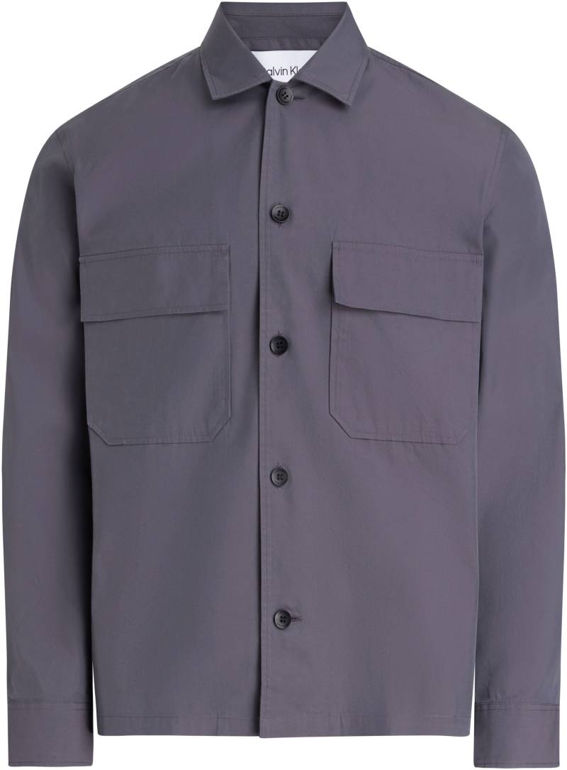 Calvin Klein Big&Tall Langarmhemd »BT_COTTON NYLON OVERSHIRT«, mit Knopfleiste von Calvin Klein Big&Tall