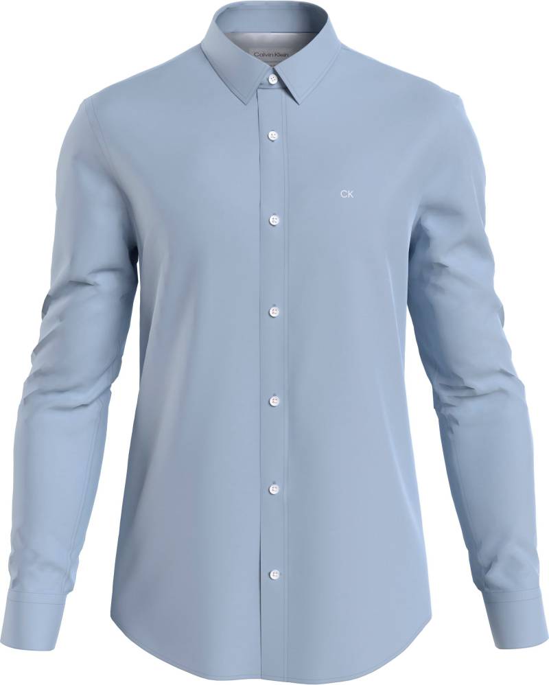 Calvin Klein Big&Tall Langarmhemd »BT_STRETCH POPLIN SLIM SHIRT«, in grossen Grössen mit durchgehender Knopfleiste von Calvin Klein Big&Tall