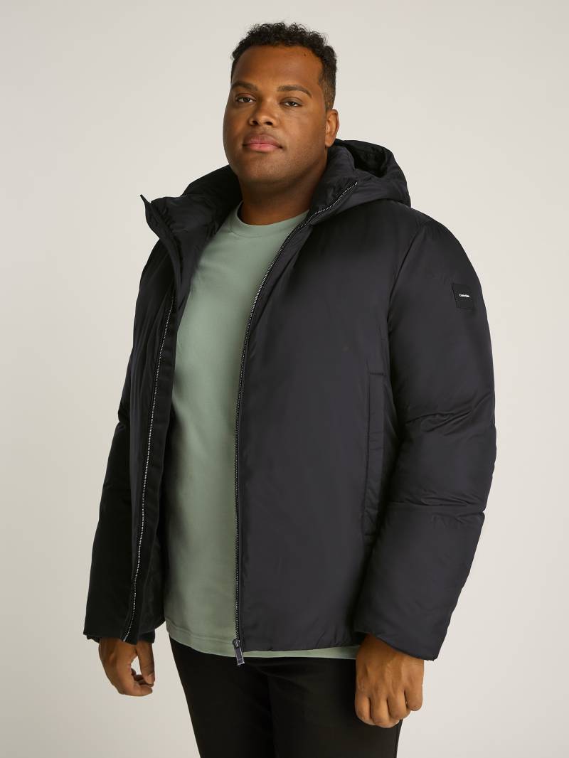 Calvin Klein Big&Tall Outdoorjacke »BT_NON QUILT PADDED HOOD JACKET«, mit Kapuze, in Grossen Grössen mit Logopatch von Calvin Klein Big&Tall