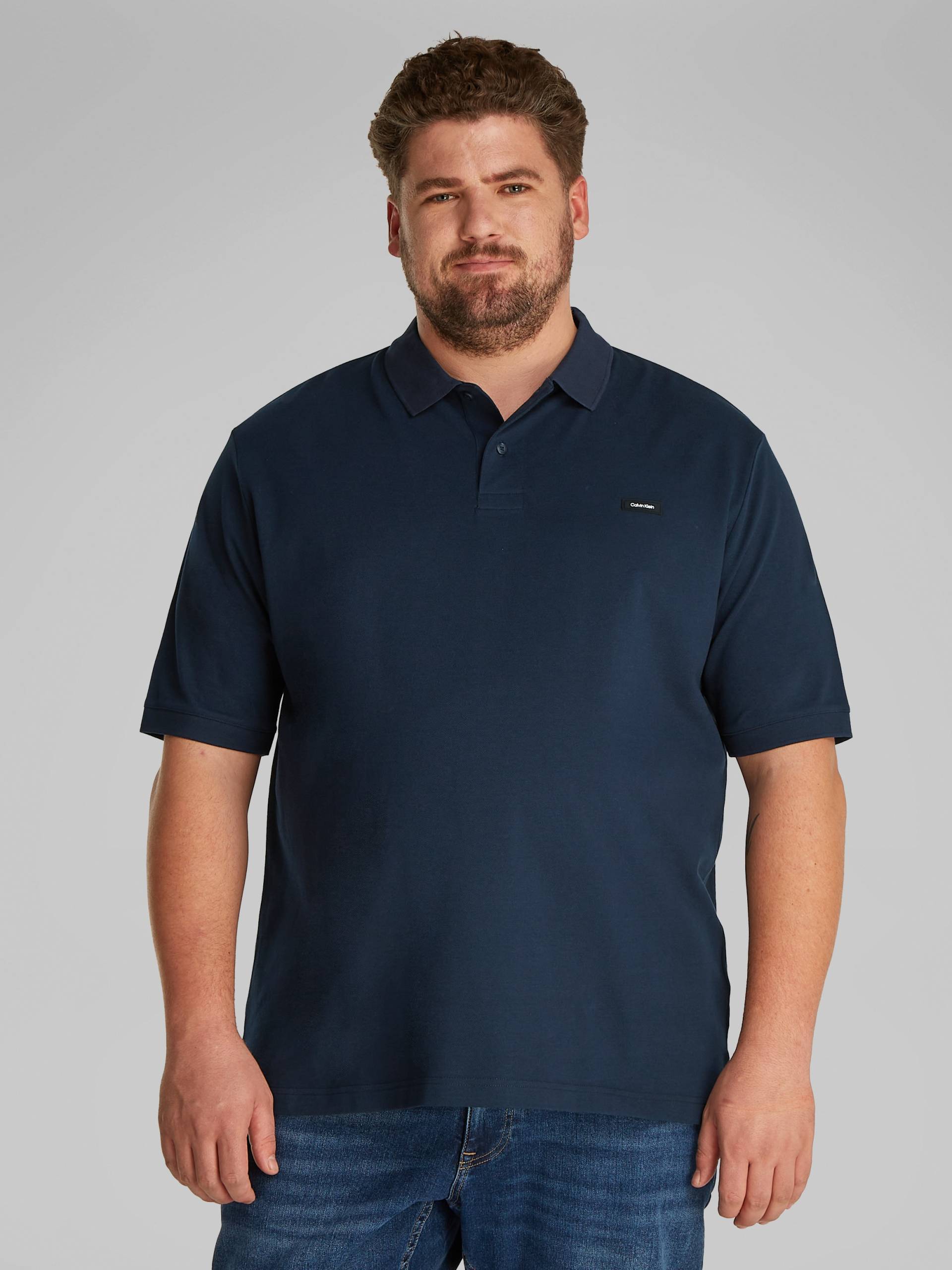 Calvin Klein Big&Tall Poloshirt »BT-STRETCH PIQUE SLIM POLO«, in grossen Grössen mit Polokragen von Calvin Klein Big&Tall