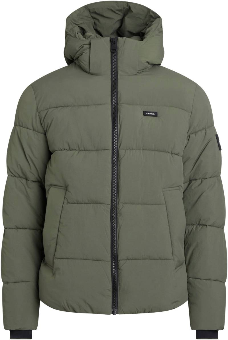 Calvin Klein Big&Tall Steppjacke »BT_CRINKLE NYLON PUFFER JACKET«, mit Kapuze, mit Markenlabel von Calvin Klein Big&Tall