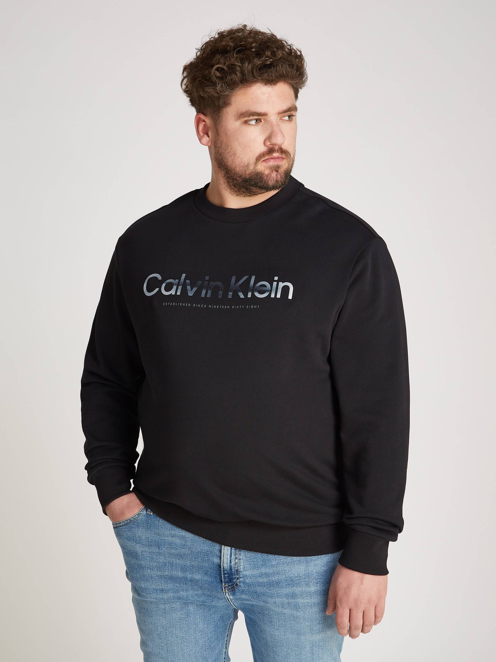 Calvin Klein Big&Tall Sweatshirt »BT-DIFFUSED LOGO SWEATSHIRT«, Grosse Grössen von Calvin Klein Big&Tall