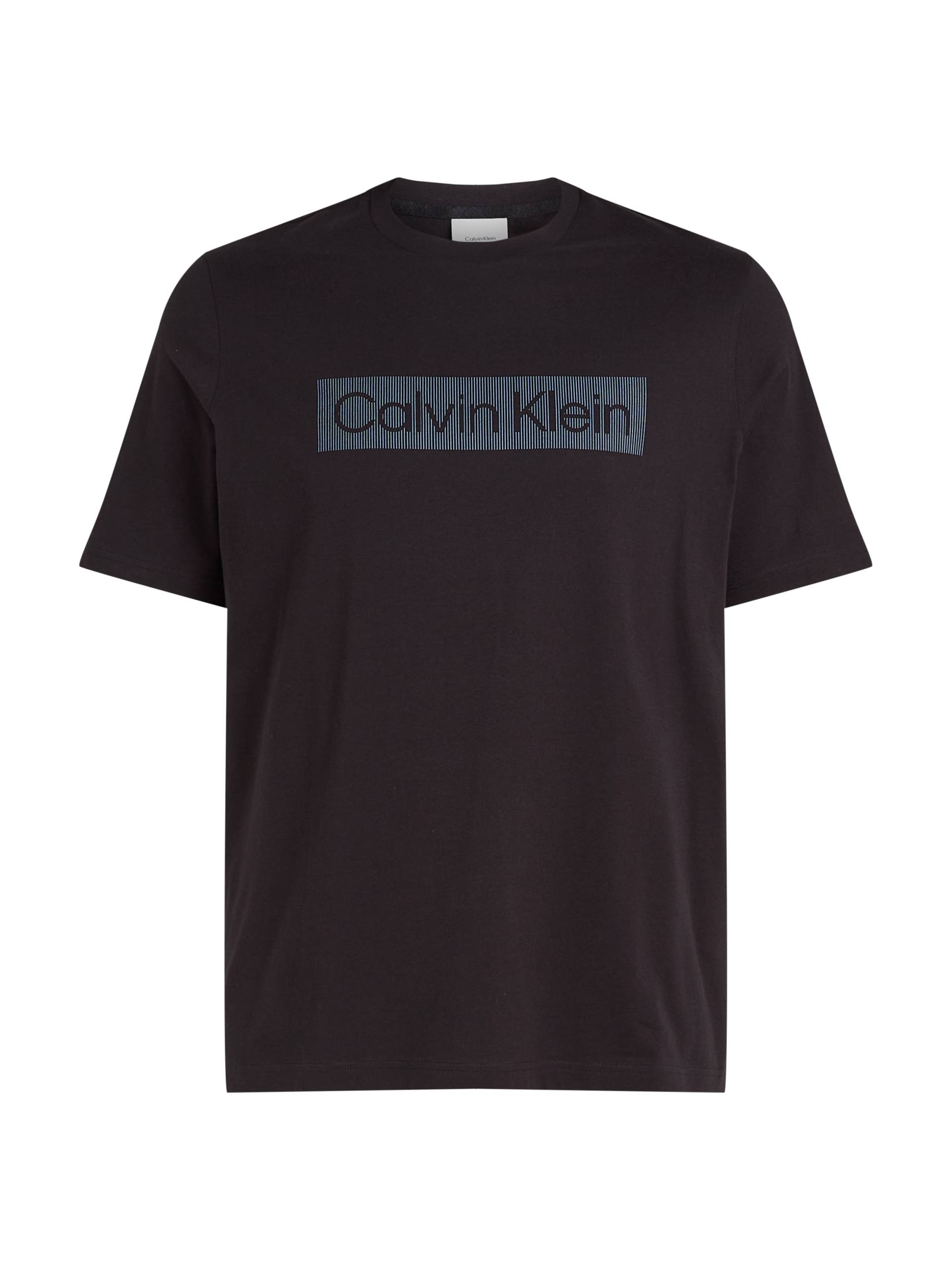 Calvin Klein Big&Tall T-Shirt »BT_BOX STRIPED LOGO T-SHIRT«, in Grossen Grössen mit Logoschriftzug von Calvin Klein Big&Tall