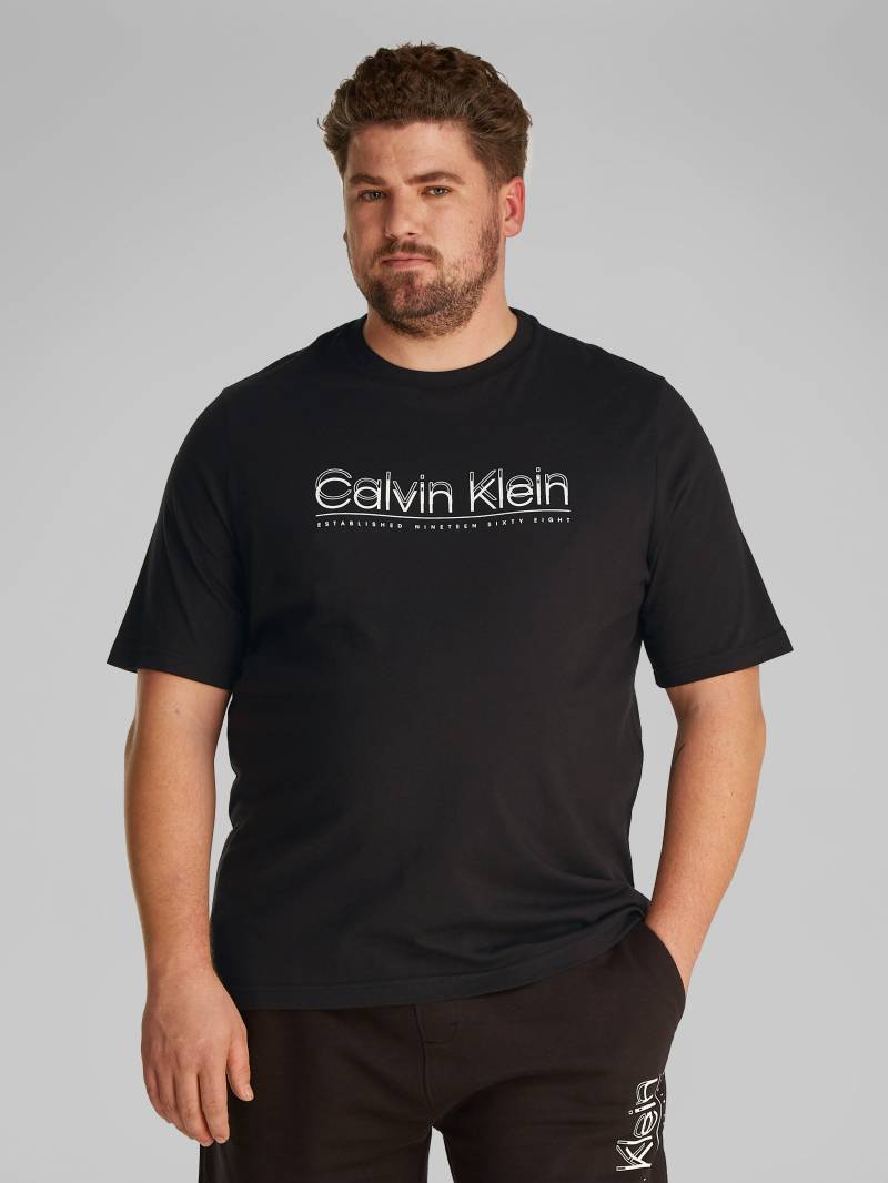 Calvin Klein Big&Tall T-Shirt »BT_CP-DOUBLE LOGO T-SHIRT«, in grossen Grössen von Calvin Klein Big&Tall