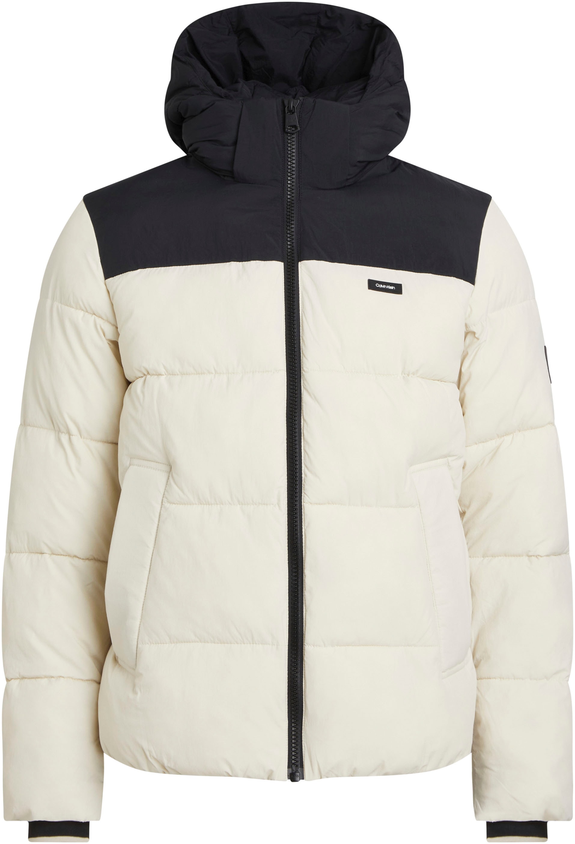 Calvin Klein Big&Tall Winterjacke »BT_CRINKLE COLOR BLOCK PUFFER«, mit Kapuze, mit Markenlabel von Calvin Klein Big&Tall