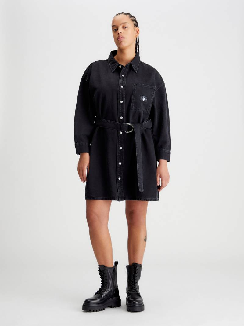 Calvin Klein Jeans Plus Jeanskleid »BELTED DENIM SHIRT DRESS PLUS« von Calvin Klein Jeans Plus