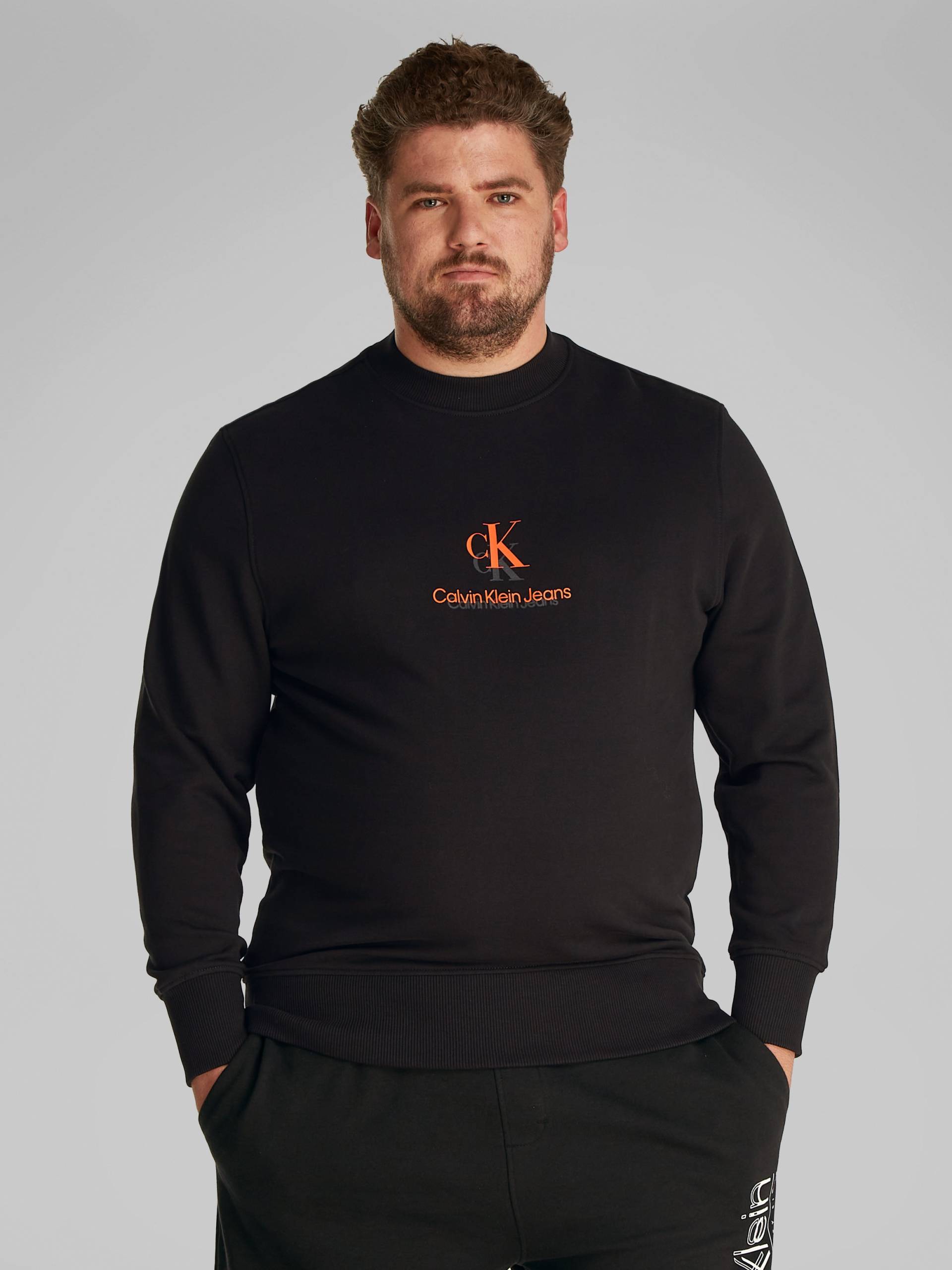 Calvin Klein Jeans Plus Sweatshirt »PLUS SHADOW LOGO CREW NECK«, in grossen Grössen von Calvin Klein Jeans Plus