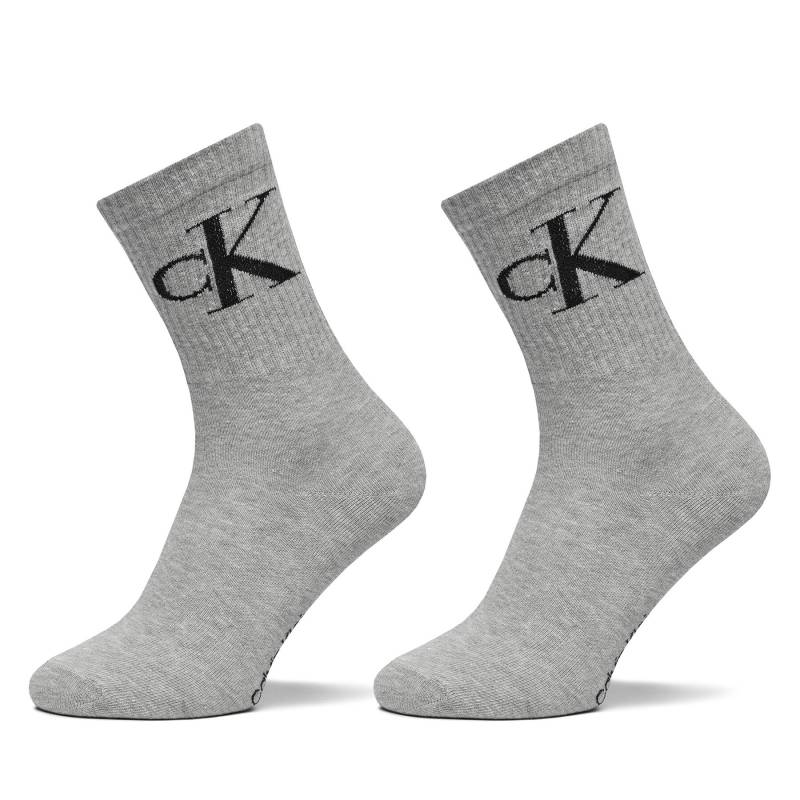 2er-Set hohe Damensocken Calvin Klein Jeans 701228811 Grau von Calvin Klein Jeans