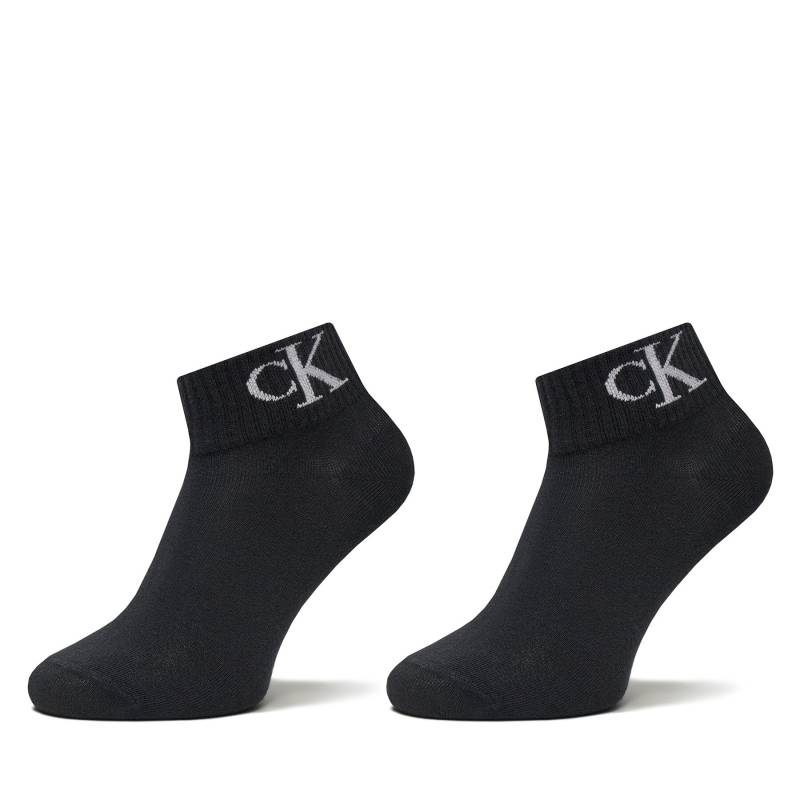 2er-Set hohe Damensocken Calvin Klein Jeans 701228813 Schwarz von Calvin Klein Jeans