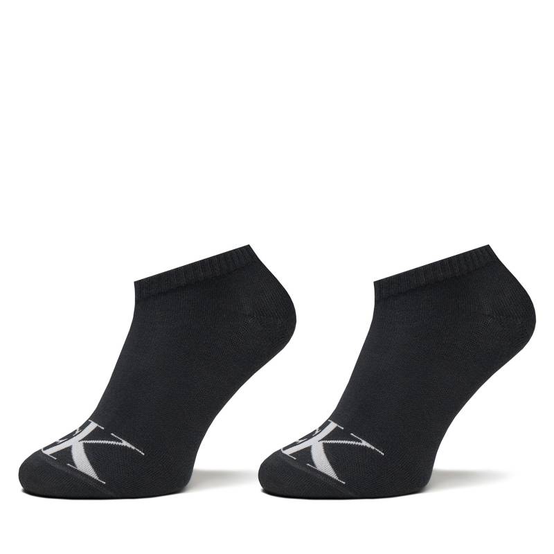 2er-Set niedrige Damensocken Calvin Klein Jeans 701228815 Schwarz von Calvin Klein Jeans