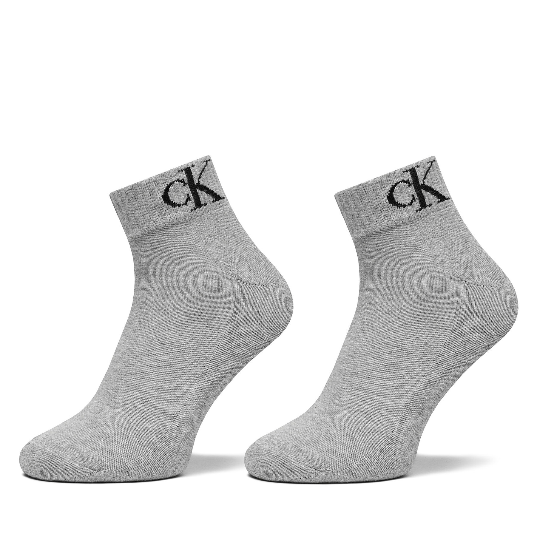 2er-Set niedrige Herrensocken Calvin Klein Jeans 701228805 Grau von Calvin Klein Jeans