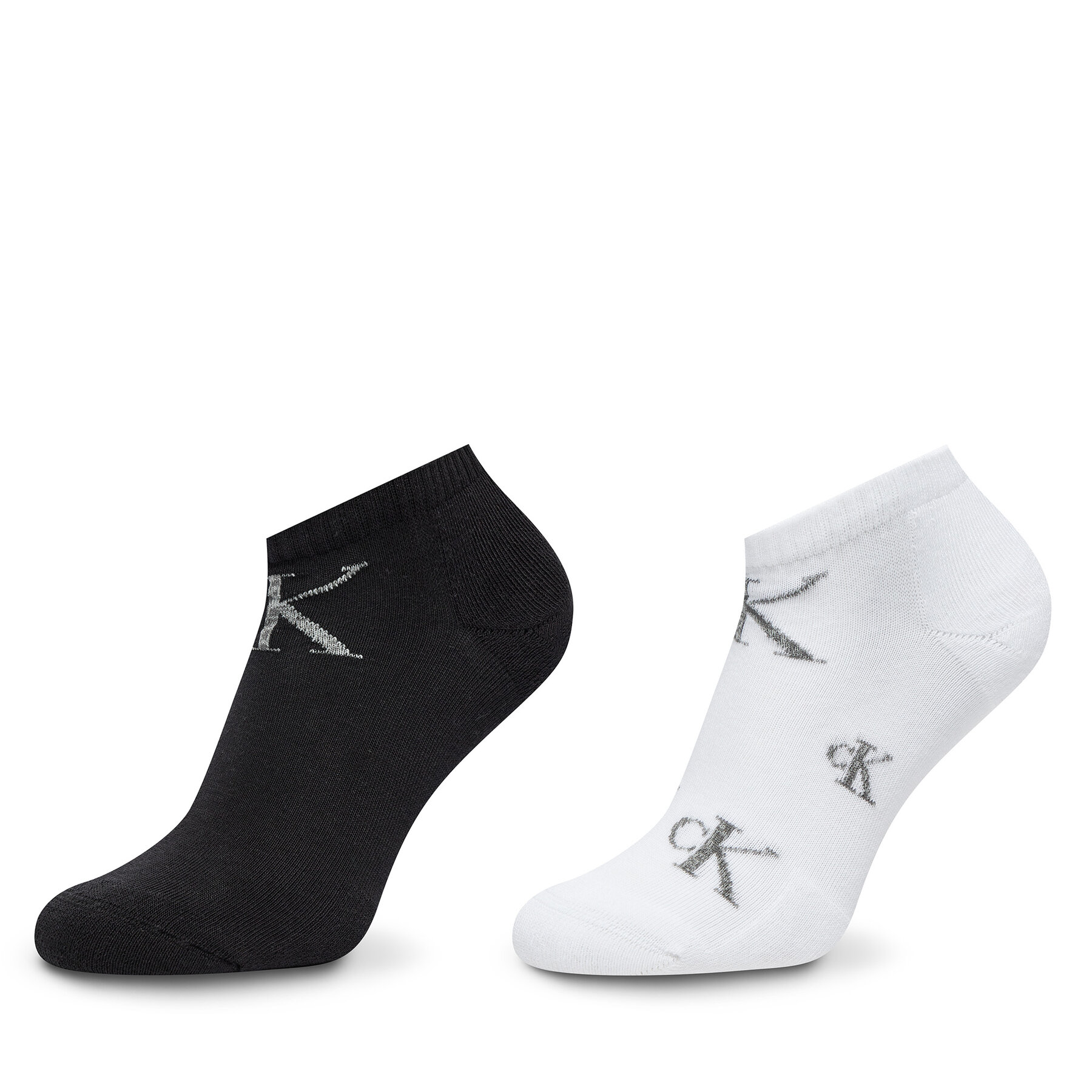 2er-Set niedrige Herrensocken Calvin Klein Jeans 701229459 Weiß von Calvin Klein Jeans