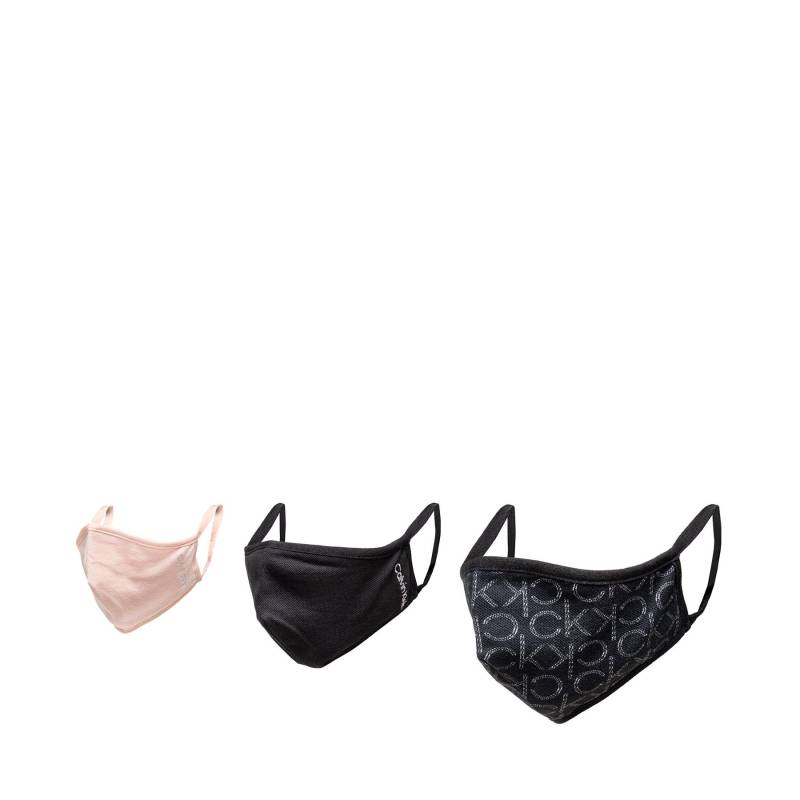 3er-Set Stoffmasken Calvin Klein Jeans Face Cover 3-Pack K60K608839 Schwarz von Calvin Klein Jeans