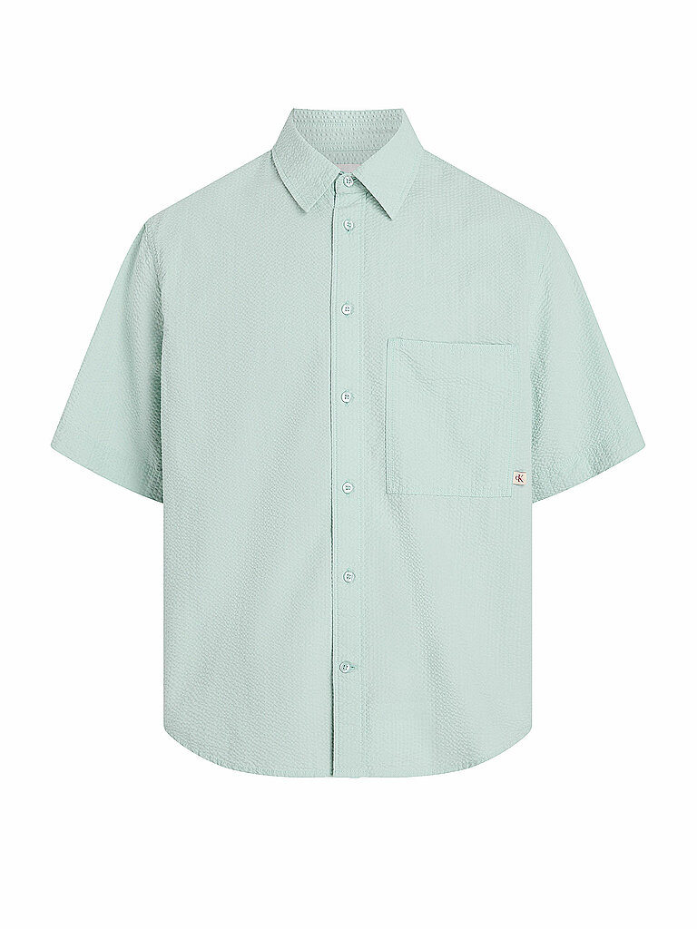 CALVIN KLEIN JEANS Hemd mint | L von Calvin Klein Jeans