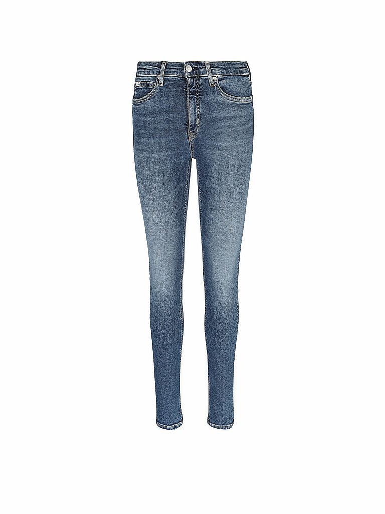 CALVIN KLEIN JEANS Jeans Skinny Fit dunkelblau | 25/L32 von Calvin Klein Jeans