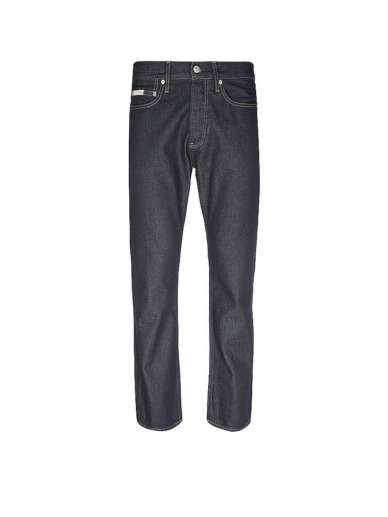 CALVIN KLEIN JEANS Jeans Straight FIt dunkelblau | 28/L32 von Calvin Klein Jeans