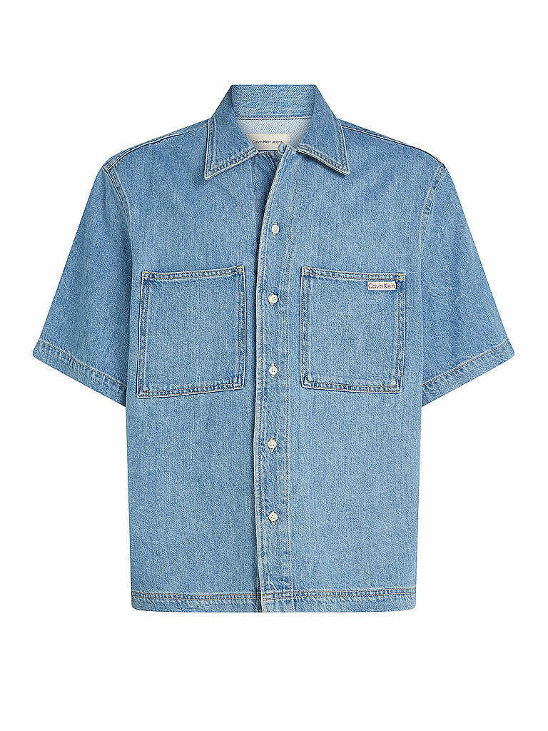 CALVIN KLEIN JEANS Jeanshemd  hellblau | XS von Calvin Klein Jeans