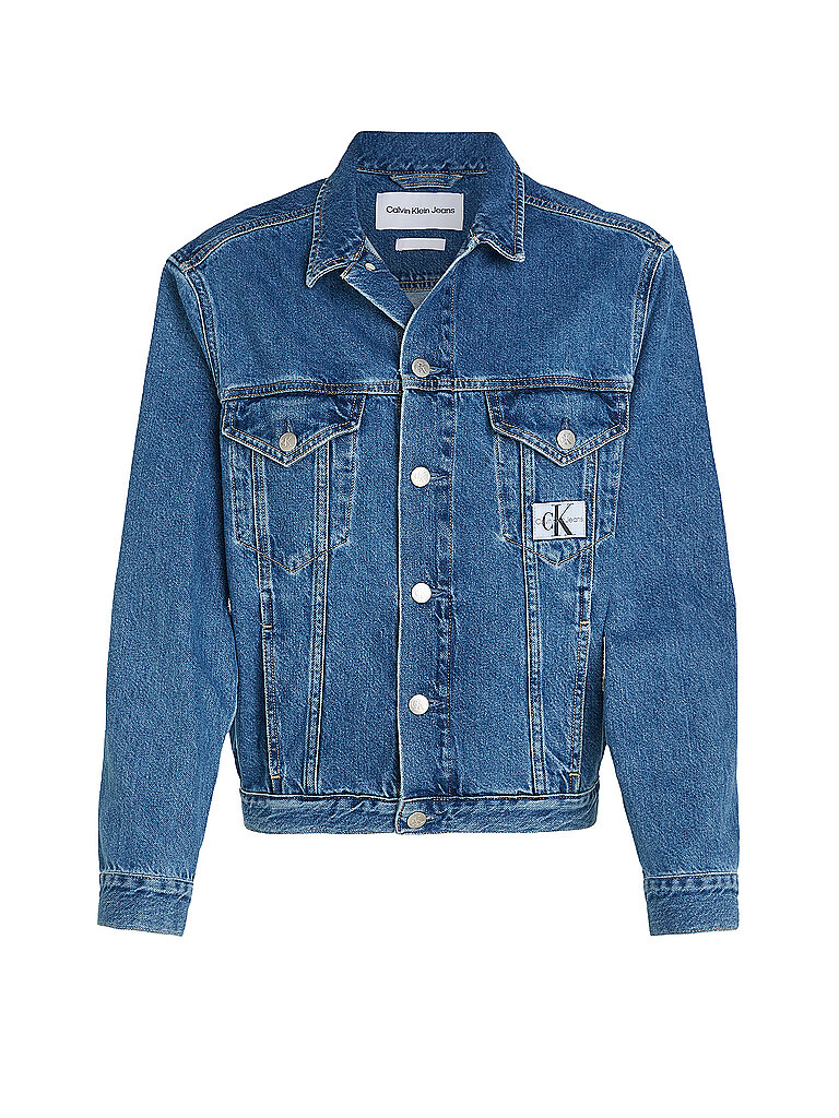 CALVIN KLEIN JEANS Jeansjacke  blau | L von Calvin Klein Jeans