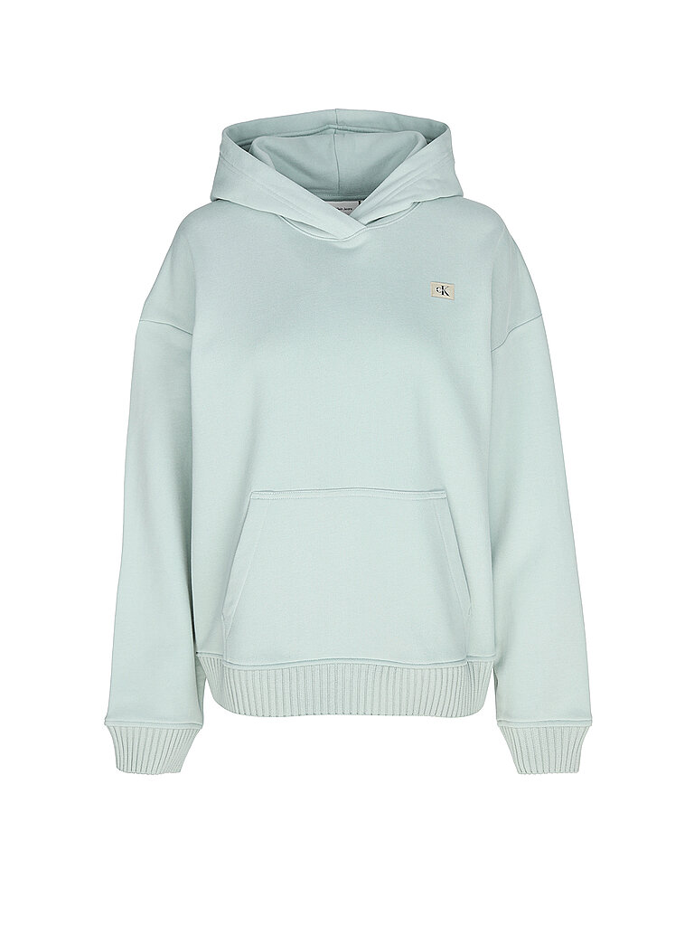 CALVIN KLEIN JEANS Kapuzensweater - Hoodie mint | L von Calvin Klein Jeans