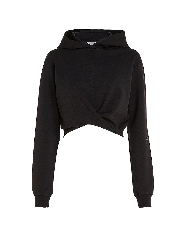 CALVIN KLEIN JEANS Kapuzensweater - Hoodie schwarz | L von Calvin Klein Jeans