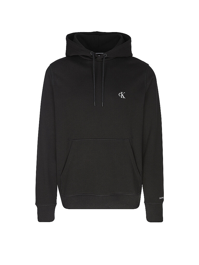 CALVIN KLEIN JEANS Kapuzensweater - Hoodie  schwarz | L von Calvin Klein Jeans