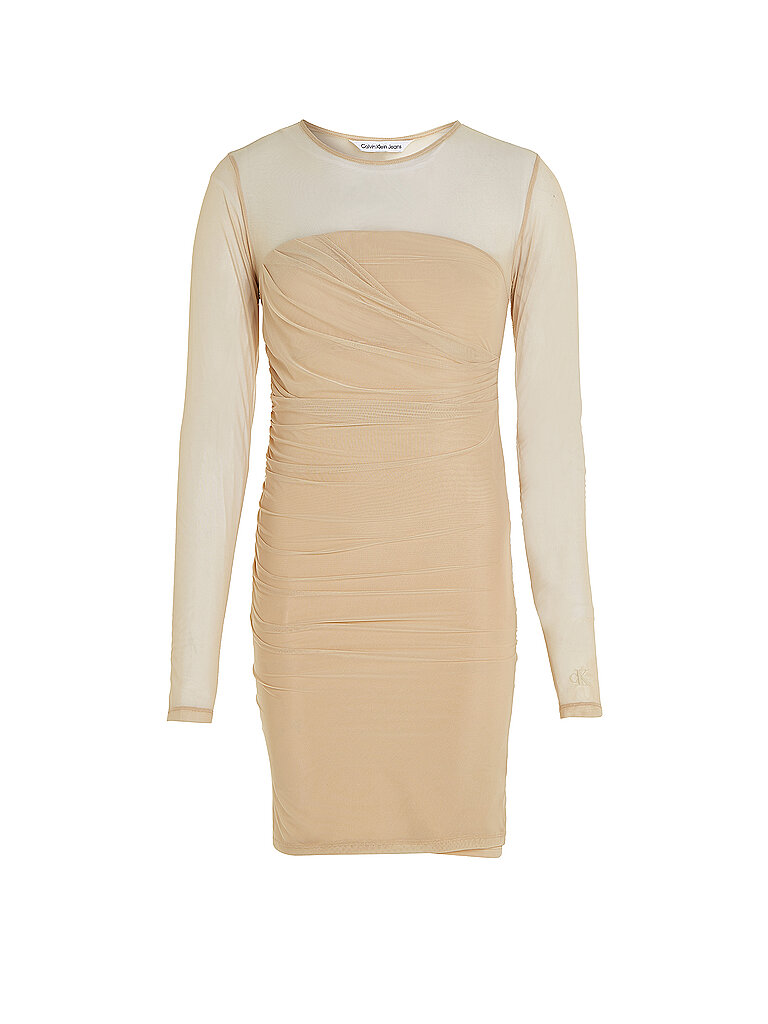 CALVIN KLEIN JEANS Kleid beige | L von Calvin Klein Jeans