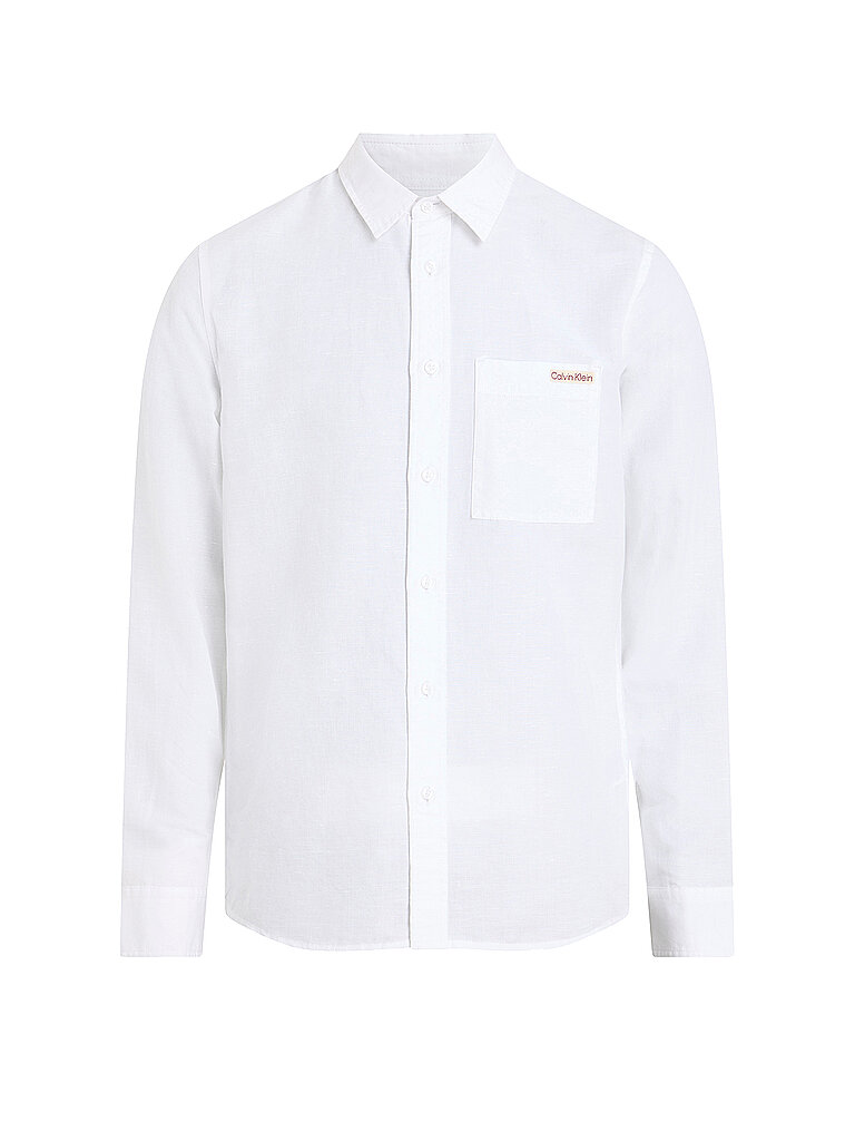 CALVIN KLEIN JEANS Leinenhemd weiss | L CALVIN KLEIN JEANS Leinenhemd weiss | L von Calvin Klein Jeans