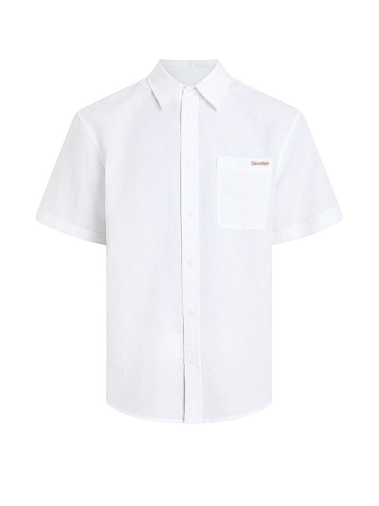CALVIN KLEIN JEANS Leinenhemd weiss | M CALVIN KLEIN JEANS Leinenhemd weiss | M von Calvin Klein Jeans