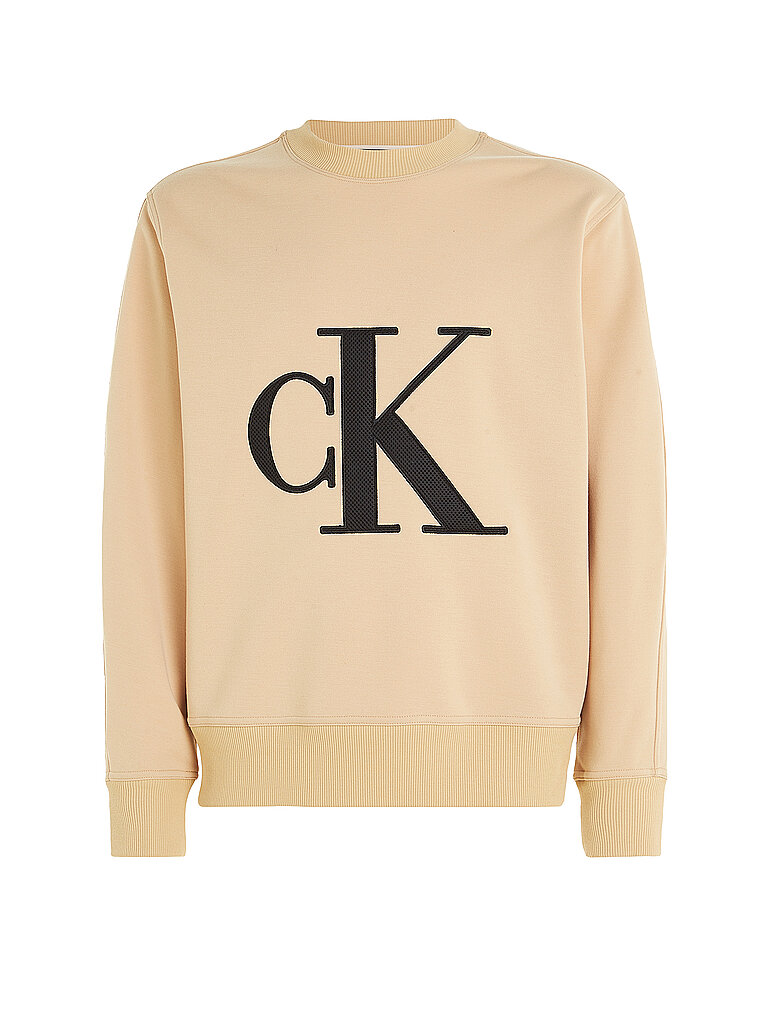 CALVIN KLEIN JEANS Pullover beige | L von Calvin Klein Jeans