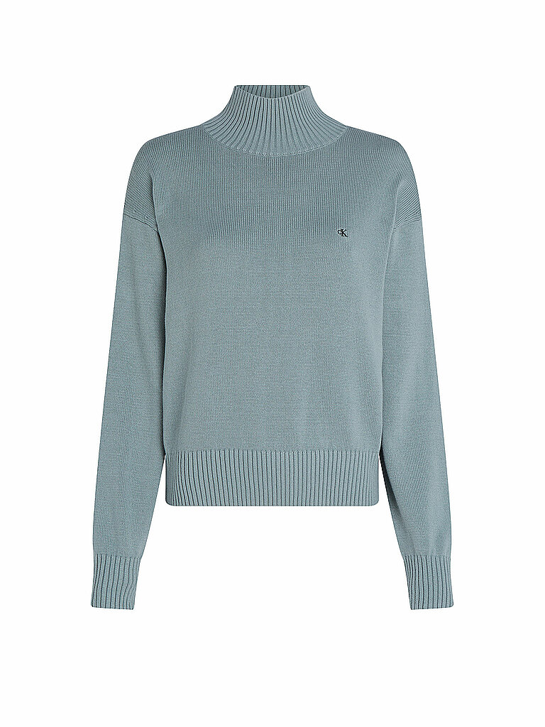 CALVIN KLEIN JEANS Pullover hellblau | L von Calvin Klein Jeans