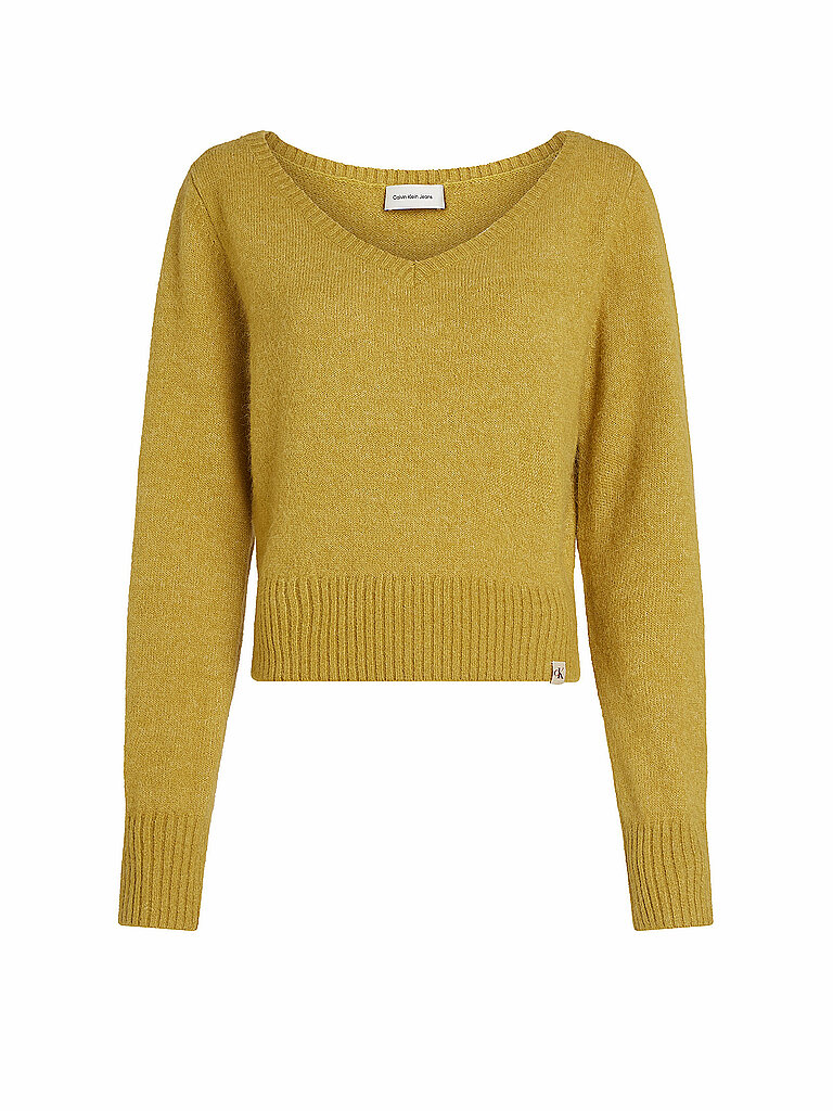 CALVIN KLEIN JEANS Pullover olive | M CALVIN KLEIN JEANS Pullover olive | M von Calvin Klein Jeans
