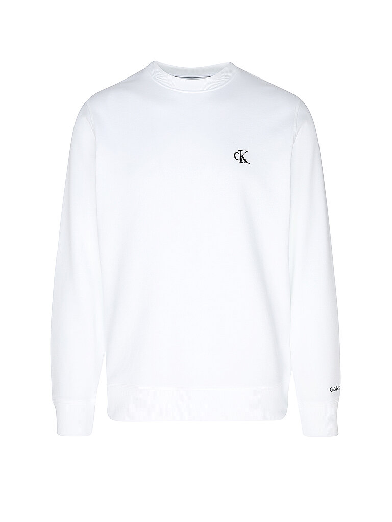 CALVIN KLEIN JEANS Sweater  weiss | L von Calvin Klein Jeans