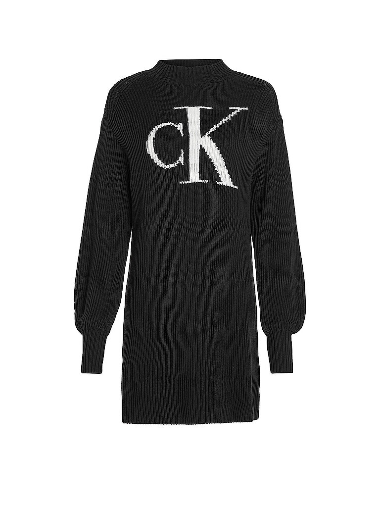 CALVIN KLEIN JEANS Sweatkleid  schwarz | M von Calvin Klein Jeans