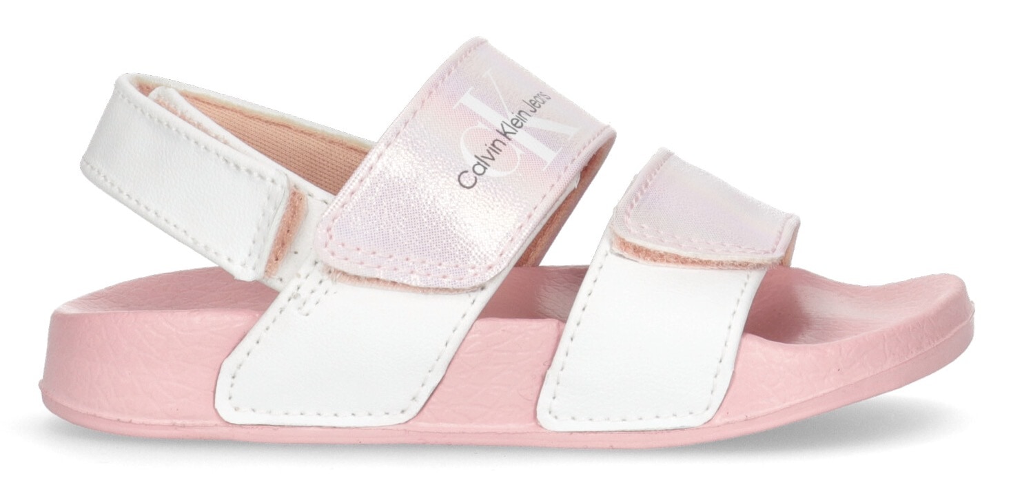 Calvin Klein Jeans Sandale »VELCRO SANDAL«, Sommerschuh, Klettsandale, mit Schimmer von Calvin Klein Jeans