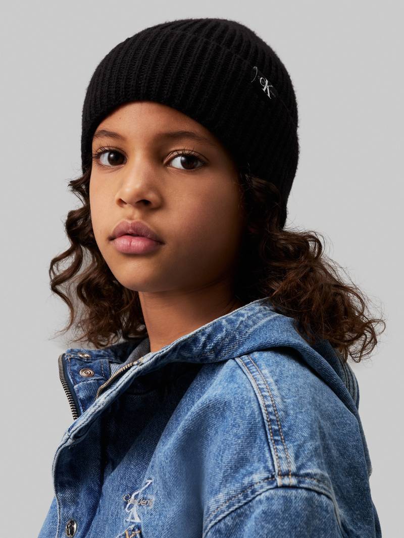 Calvin Klein Jeans Beanie, mit Monogramm-Label von Calvin Klein Jeans